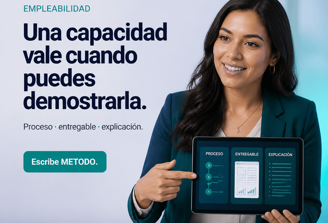 Portada de Lo que sabes vale cuando lo puedes mostrar